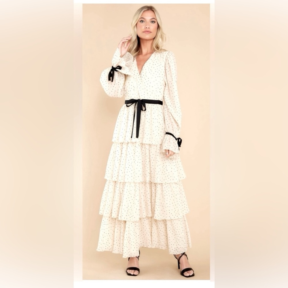 Just Me Maxi Tiered Ruffled Dress